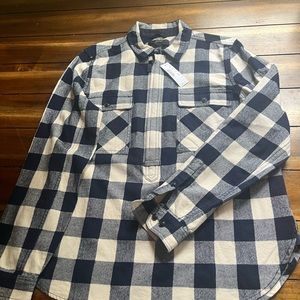 NWT JCrew buffalo print pull over